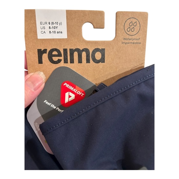 Reima Tartu Gloves Kids size 8-10 years Navy Blue New with Tags - Picture 4 of 4